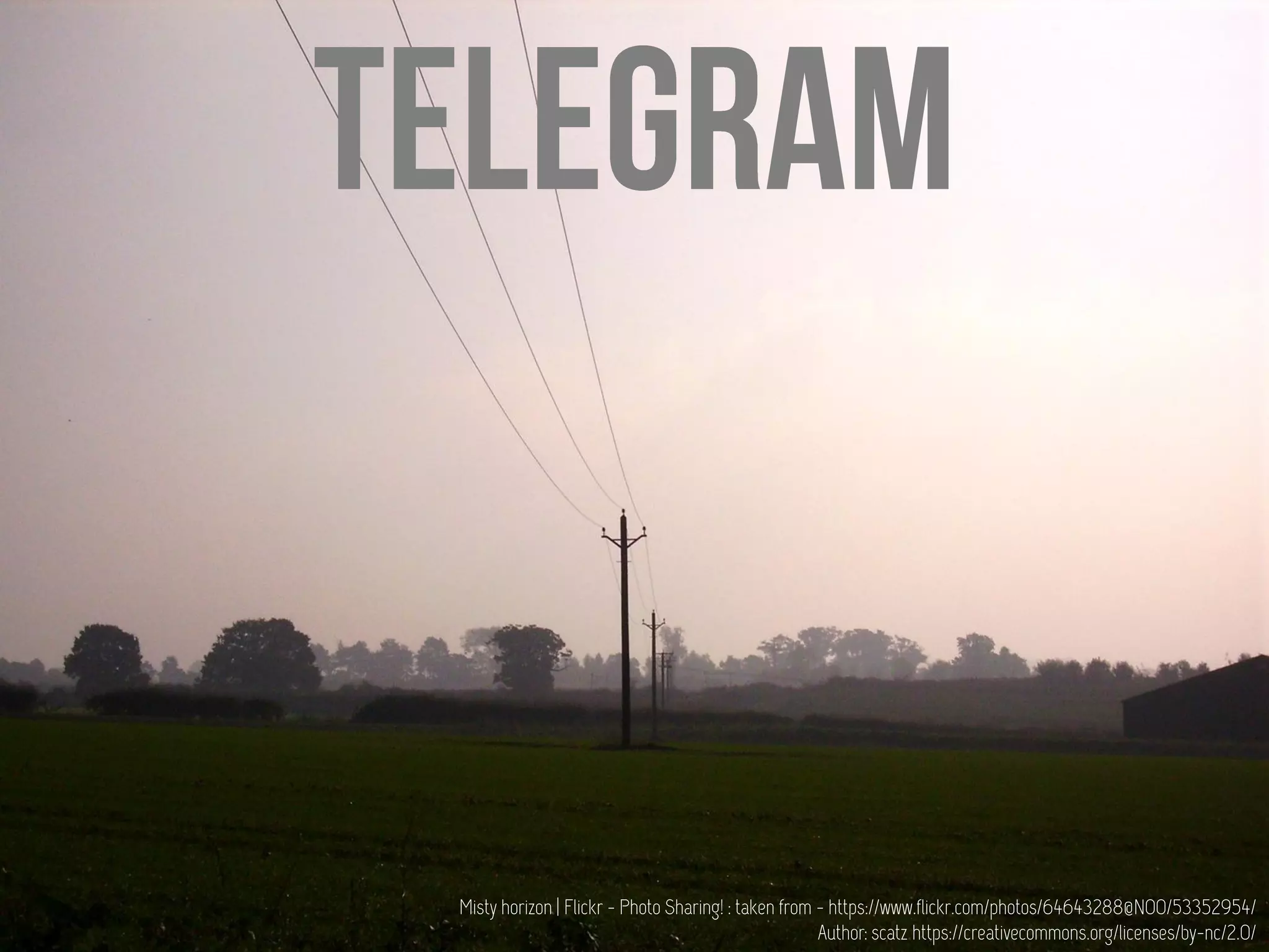 Misty horizon | Flickr - Photo Sharing! : taken from - https://www.flickr.com/photos/64643288@N00/53352954/
Author: scatz https://creativecommons.org/licenses/by-nc/2.0/
 