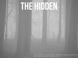 Figure in the Fog | Flickr - Photo Sharing! : taken from - https://www.flickr.com/photos/mtsofan/8180428397/
Author: John https://creativecommons.org/licenses/by-nc-sa/2.0/
 