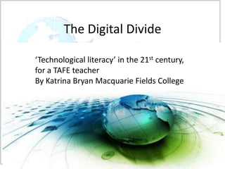 A Teacher's Place in the Digital Divide - Mark Warschauer, 2007