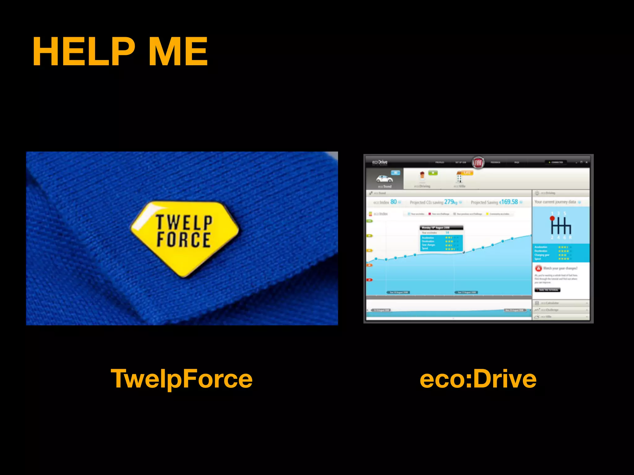 HELP ME




   TwelpForce   eco:Drive
 