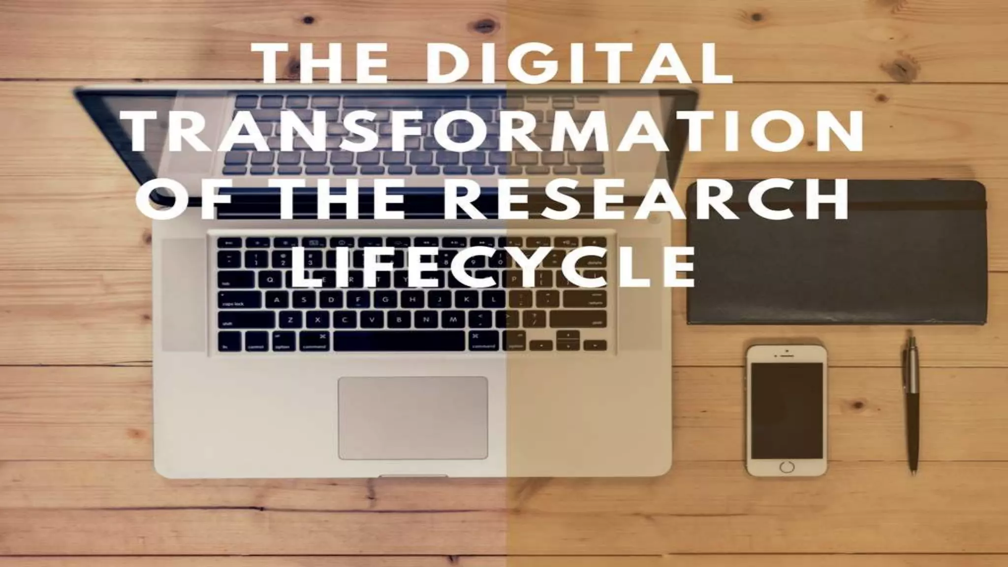 The digital
transformation of
research support
 