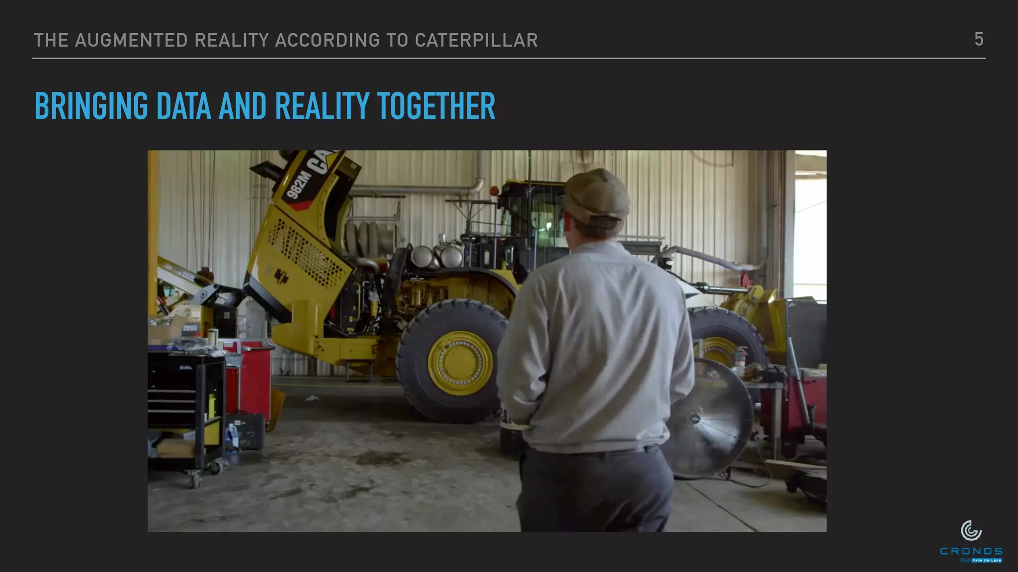 THE AUGMENTED REALITY ACCORDING TO CATERPILLAR
BRINGING DATA AND REALITY TOGETHER
5