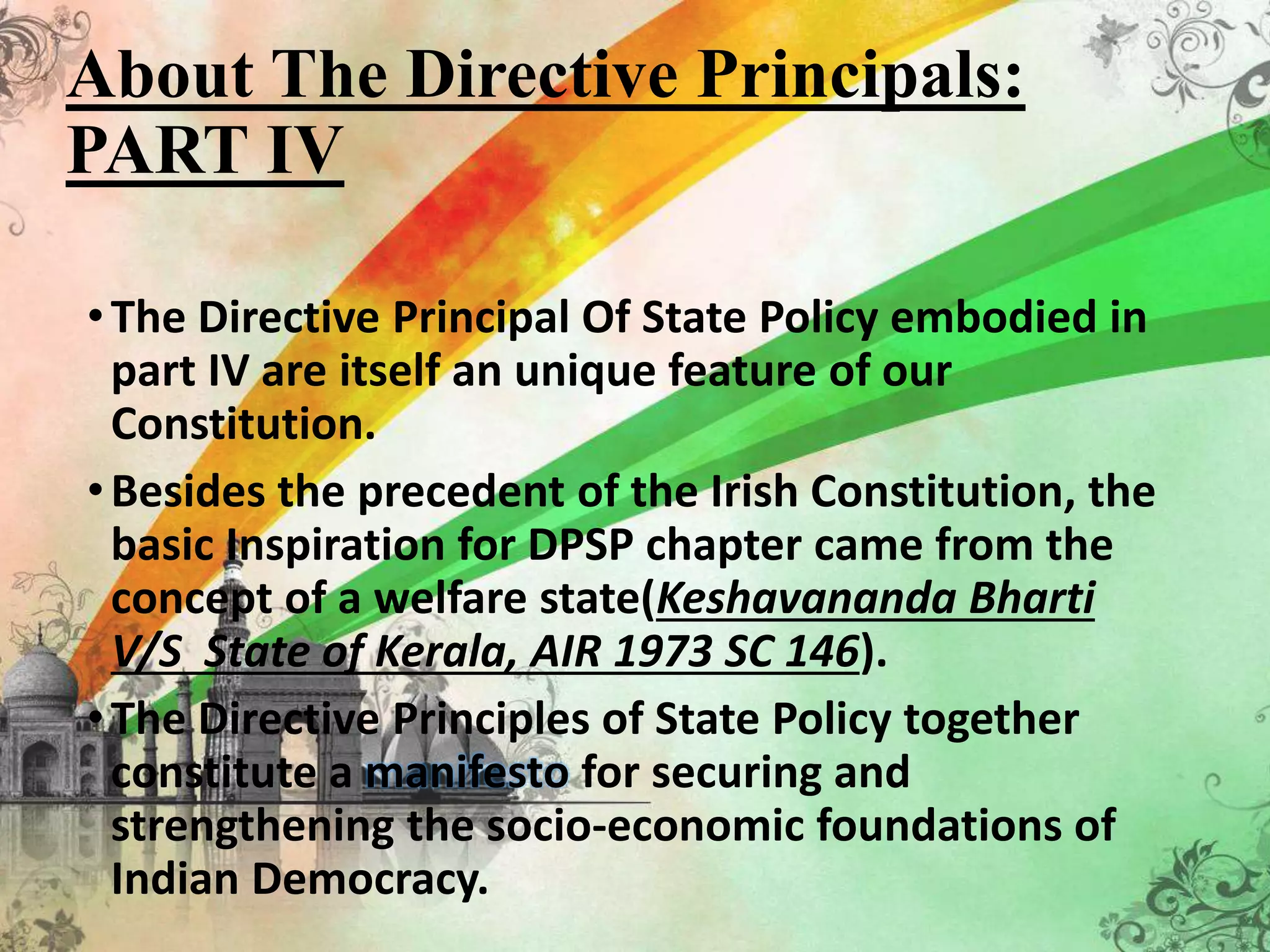 The directive principal of state policy | PPTX