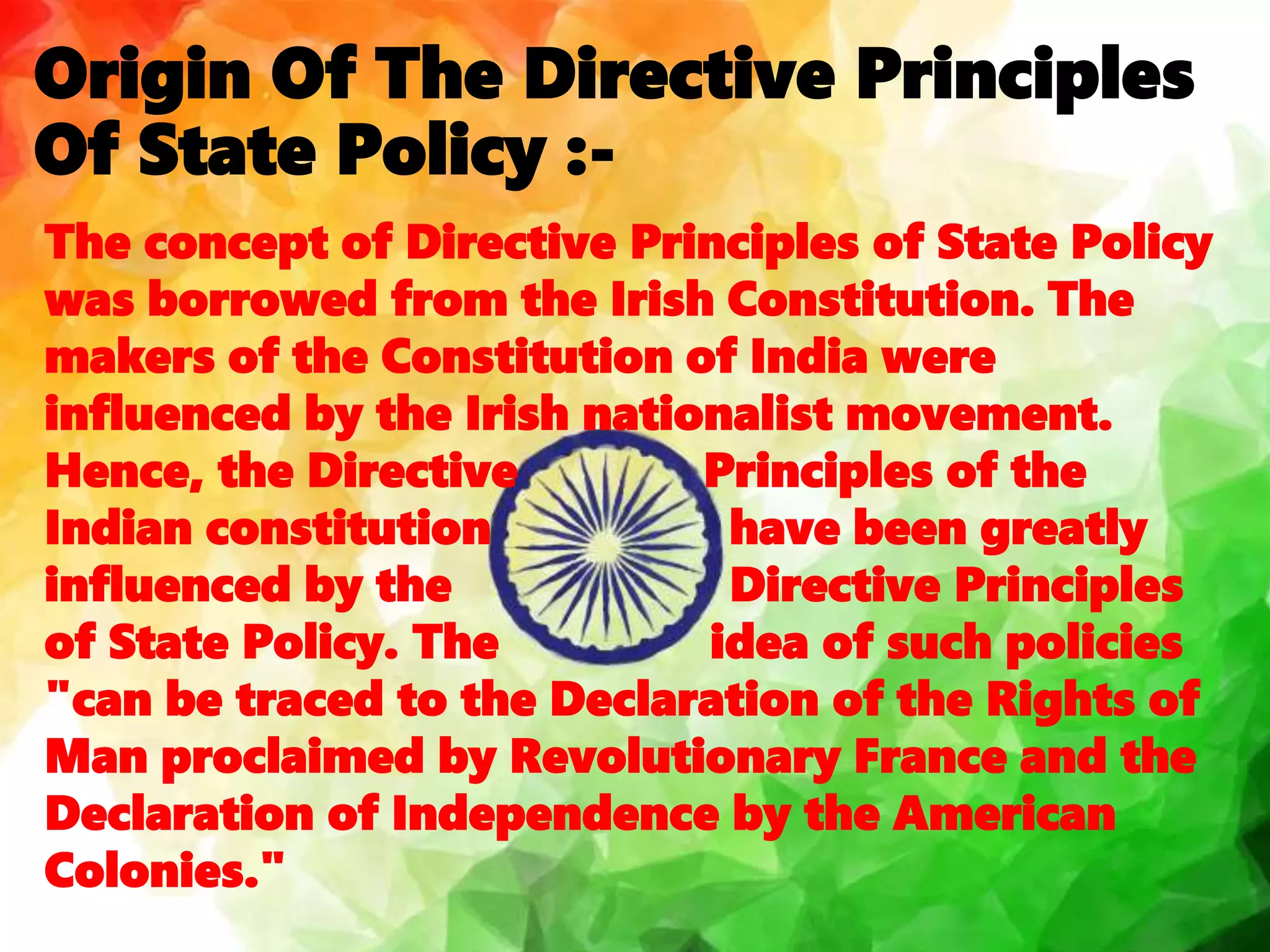 The directive principal of state policy | PPTX