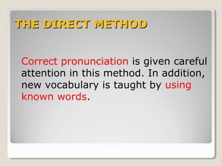 The direct method Alejandra Lopez | PPT