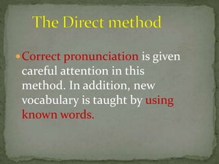 The direct method | PPTX