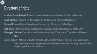 Directors Note Example Theatre Program The director as collaborator | PPTX