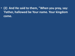 PRAY THIS PRAYER: - Elohim Adonai House of Prayer Ministry