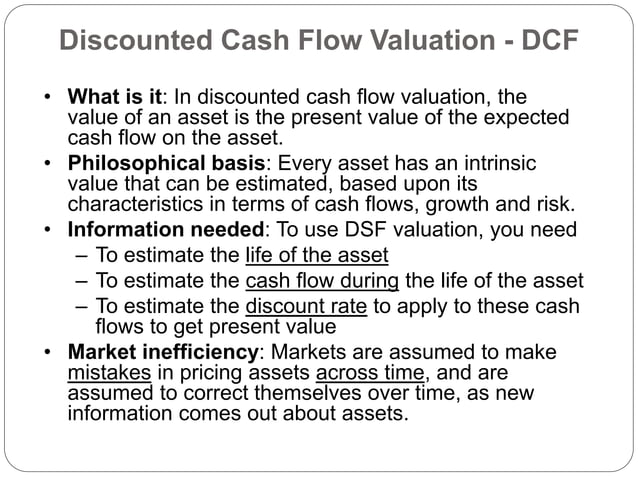 The Discounted Cash Flow Valuation.pptx