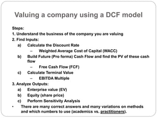 The Discounted Cash Flow Valuation.pptx