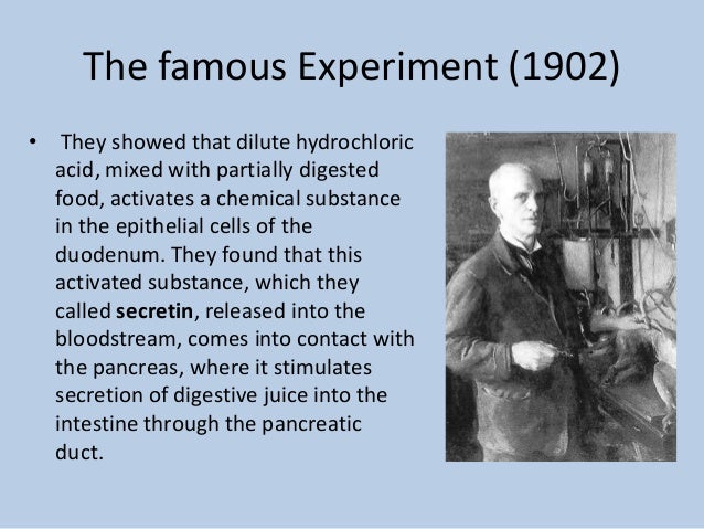 The discovery of hormone