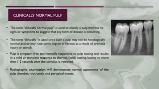 the diseases of pulp [Autosaved].pptx for dental students | PPTX