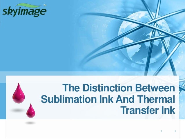 thermal sublimation