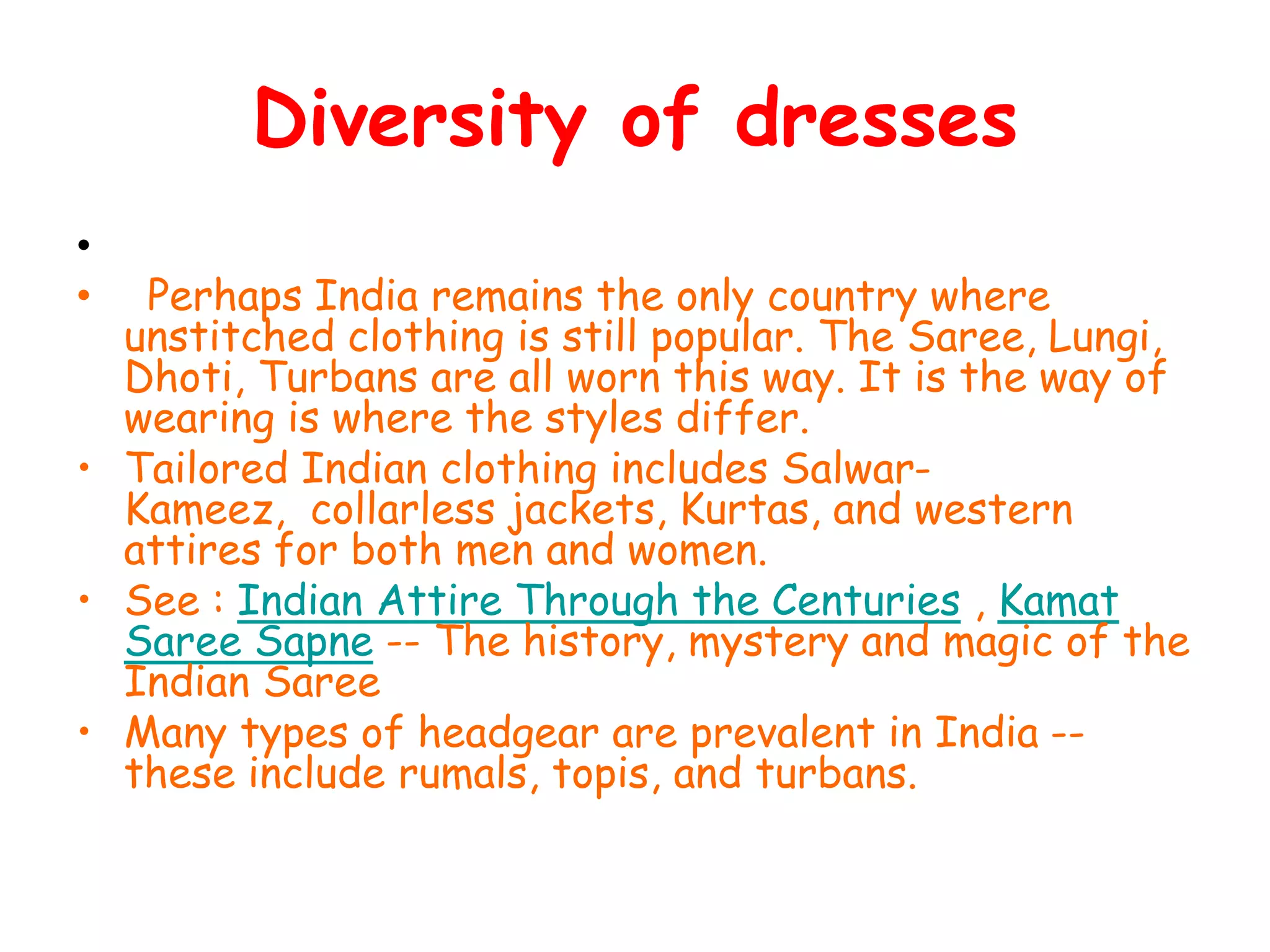 The diversity of india | PPTX