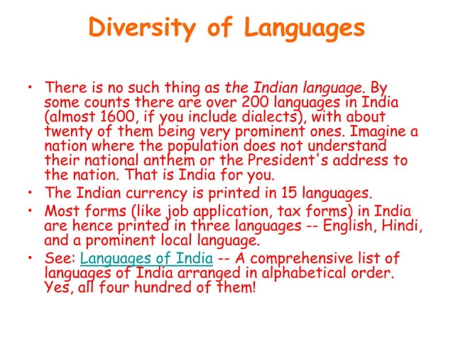 The diversity of india | PPTX