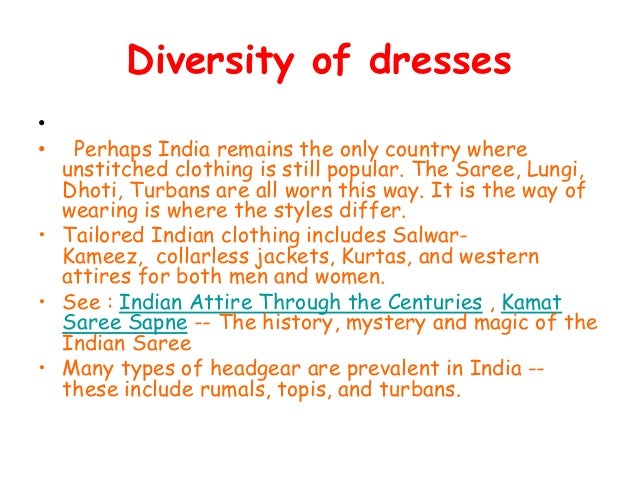 The diversity of india