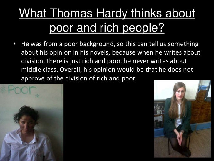 The divide between rich and poor