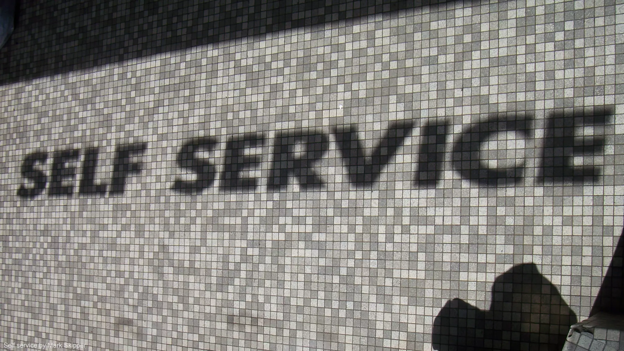 Self service by Mark Skipper 
 