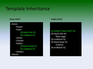 The Django Web Application Framework 2