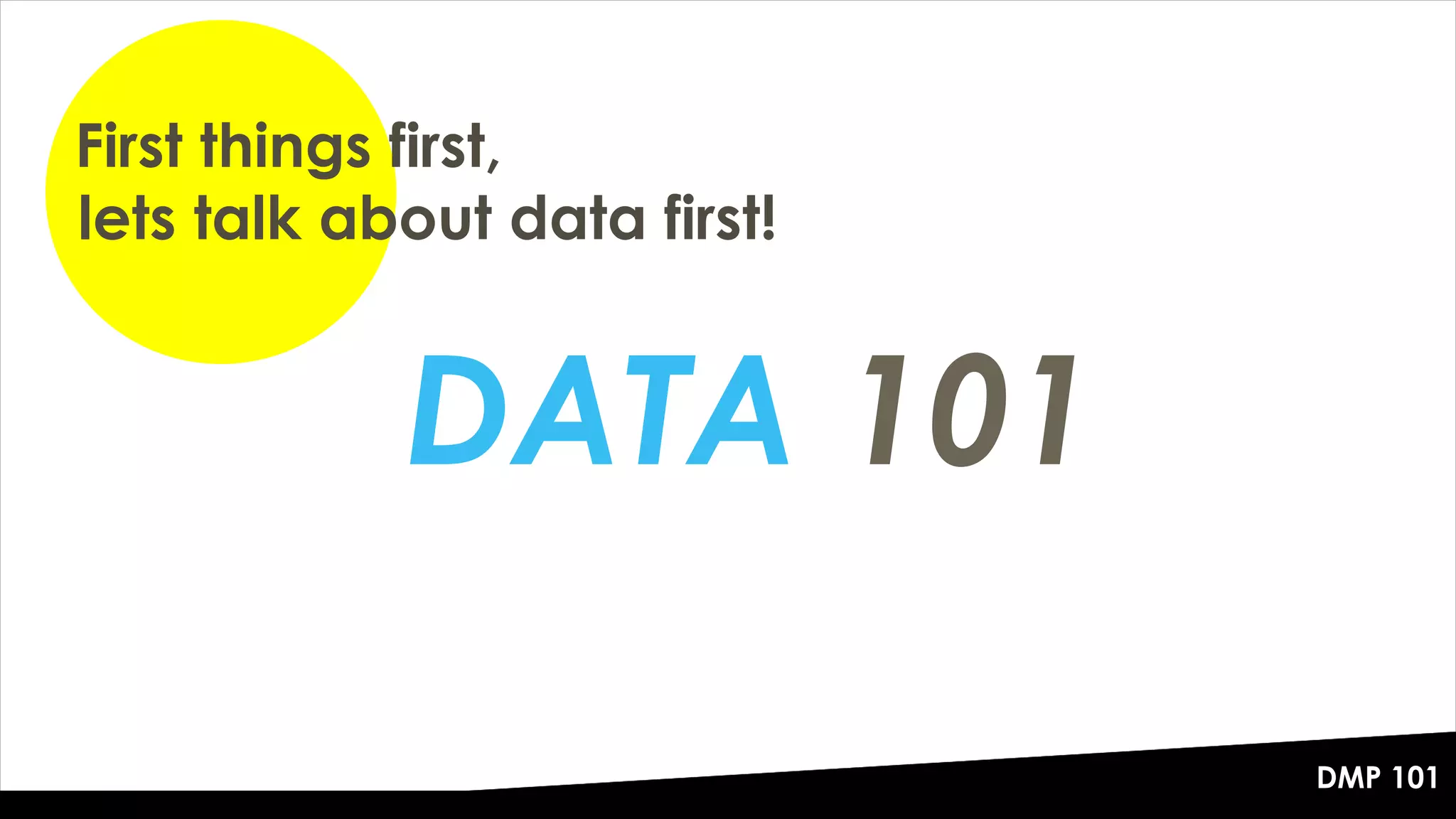 The DMP 101 - Data Management Platforms Explained | PPT