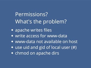 The Docker development template for PHP