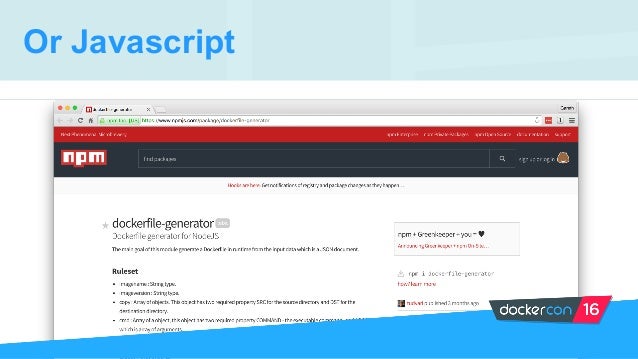 The Dockerfile Explosion and the Need for Higher Level 