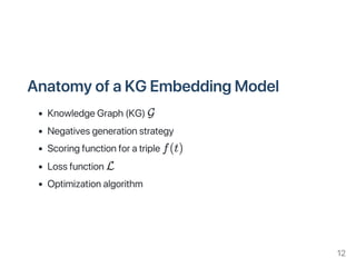 Machine Learning on Knowledge Graphs: a Quick Tour of Knowledge Graph ...