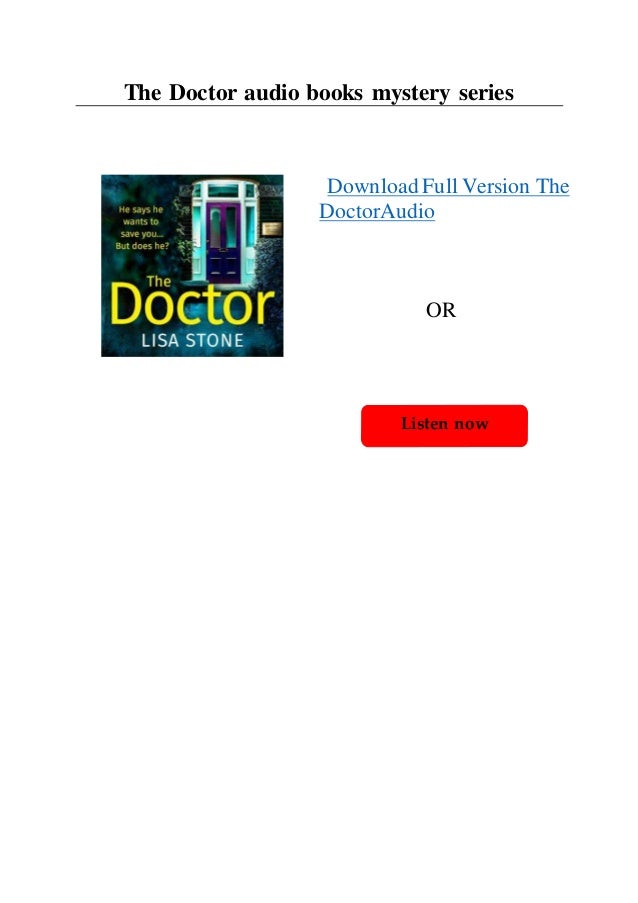 The Doctor Audio Books Mystery Series