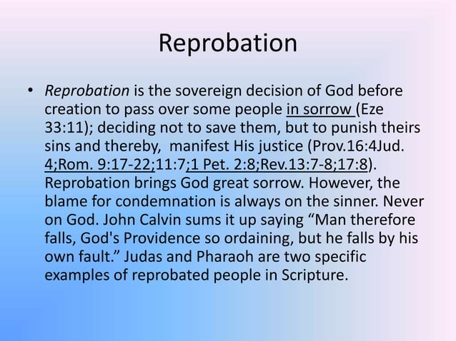 The Doctrine of Salvation | PPTX