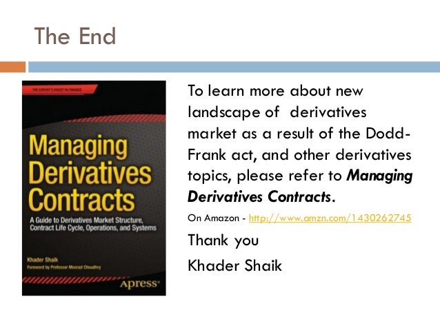 Trade option dodd frank