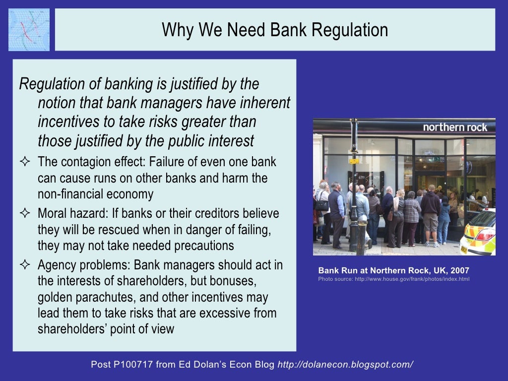 Why We Need Bank Regulation