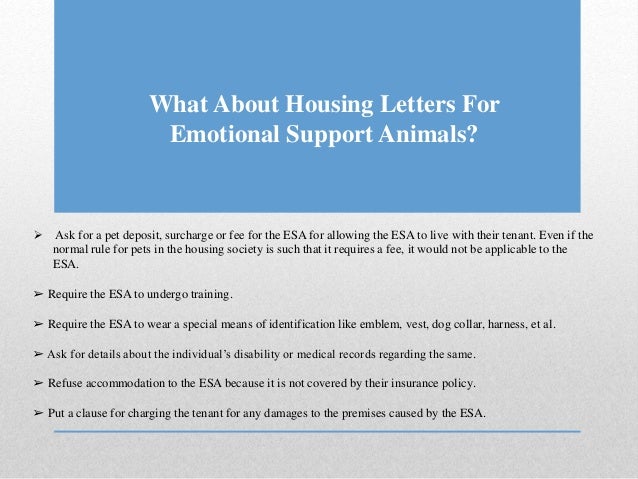 the dogtor online emotional support animal housing letter