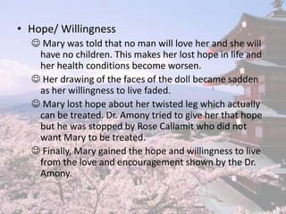 Her parents died in the car accident and her aunt only used her as a moneymaker.