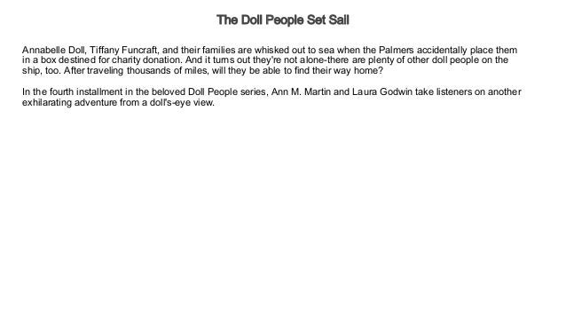 the doll people set sail