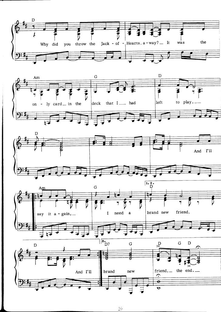 The Doors L A Woman Music Sheet