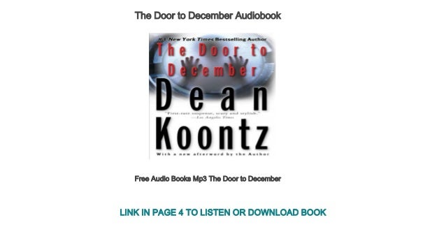 Free Audio Books Mp3 The Door To December
