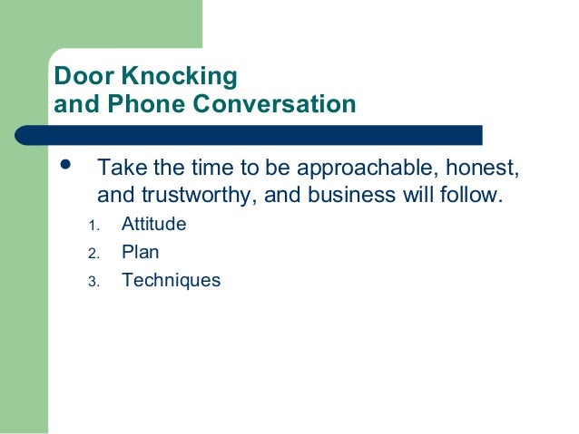 Door Knocking In Real Estate