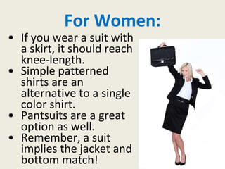 The do's and don'ts of interview attire | PPT