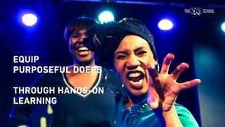 EQUIP
PURPOSEFUL DOERS
THROUGH HANDS-ON
LEARNING
 