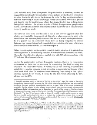 The Doubts Regarding the Ruling of Democracy In Islām | PDF