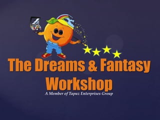 The Dreams & Fantasy
Workshop
A Member of Tapuz Enterprises Group

 