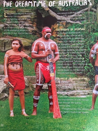 The Dreamtime of Australia's Aboriginal People by Colette Weil Parrinello, FACES magazine, Cobblestone Publications