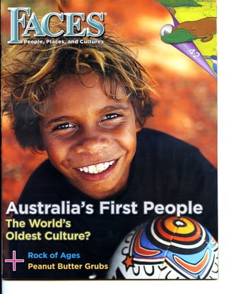 The Dreamtime of Australia's Aboriginal People, reprinted with permission, Faces magazine/Cobblestone publishing