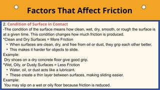 Natural Friction The Dual Nature of Friction Education Presentation in Blue Red Simple ...