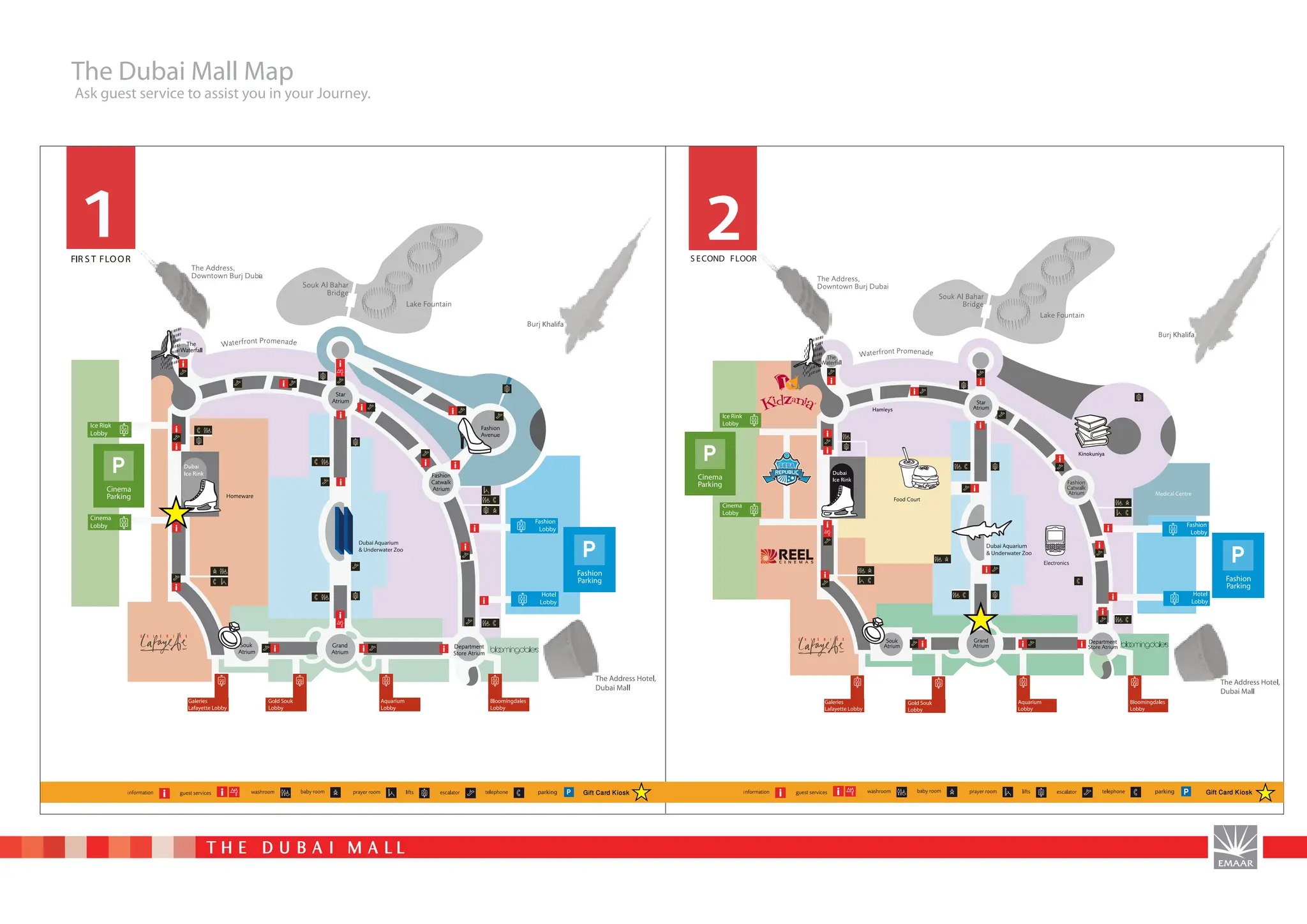 The Dubai Mall Map - Emaar - Gift Card.pdf