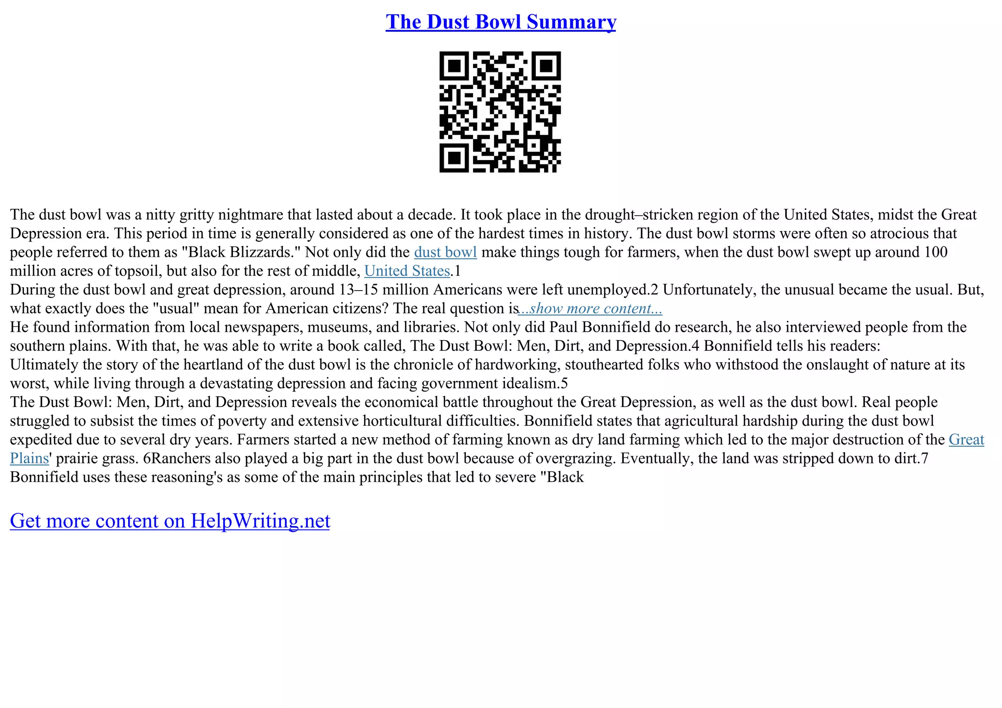 the-dust-bowl-summary-ppt