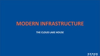MODERN INFRASTRUCTURE
THE CLOUD LAKE HOUSE
 