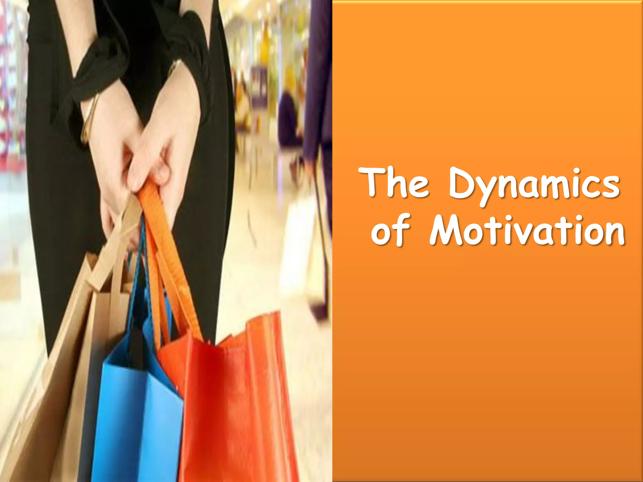 The Dynamics
of Motivation
 