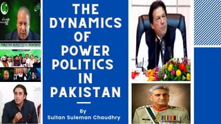 THETHETHE
DYNAMICSDYNAMICSDYNAMICS
OFOFOF
POWERPOWERPOWER
POLITICSPOLITICSPOLITICS
INININ
PAKISTANPAKISTANPAKISTAN
ByBy
Sultan Suleman ChaudhrySultan Suleman Chaudhry
 