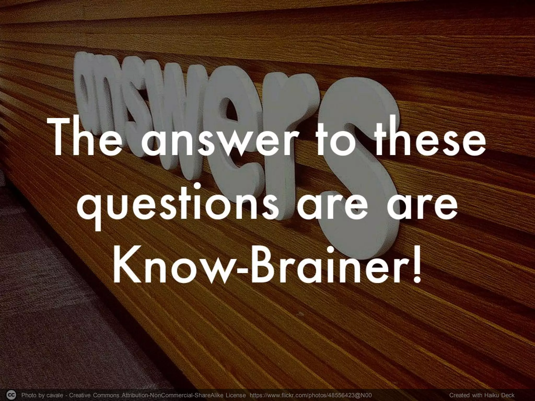 Photo by cavale - Creative Commons Attribution-NonCommercial-ShareAlike License https://www.flickr.com/photos/48556423@N00 Created with Haiku Deck
 